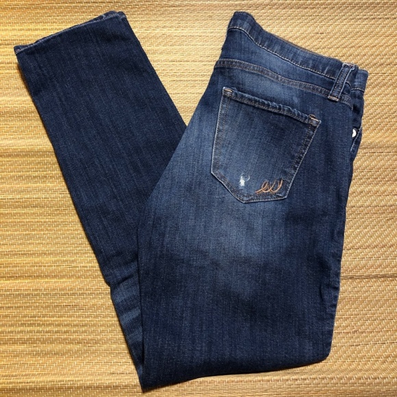 Express jeans “Girlfriend” style Size 2 Distressed - Picture 5 of 5